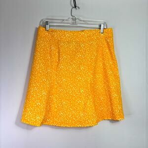 Ripskirt Hawaii Yellow A-Line Mini Skirt for Casual Wear Size Medium RR0860